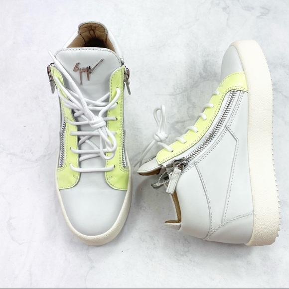 [Giuseppe Zanotti] Mid-Top Lace-Up Platform Sneakers - Picture 2 of 7